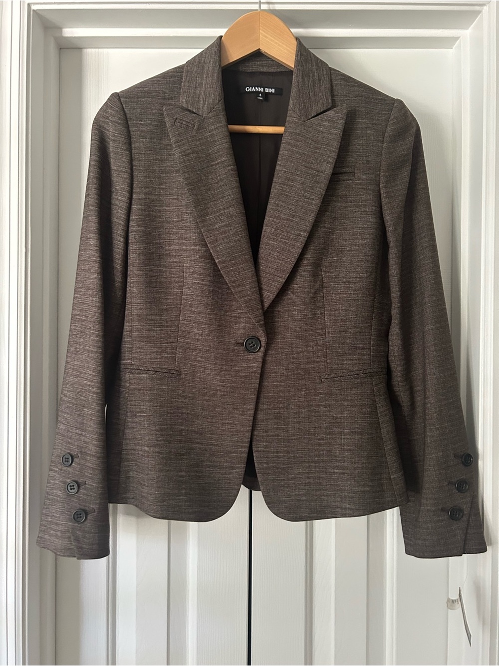 Gianni Bini Irene Single-Button Tailored Blazer
